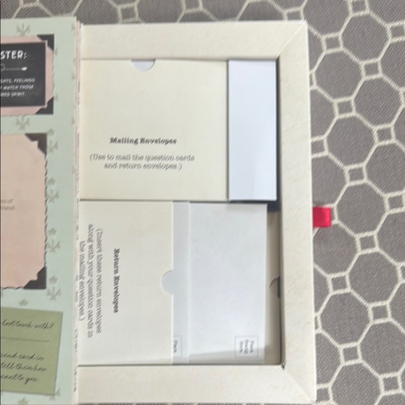 *Host Pick* Uncommon Goods Gold and Cream Letter Book for Mother and Daughter - Picture 9 of 10